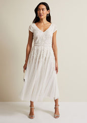Lorena Tulle Wedding Dress - Ivory
