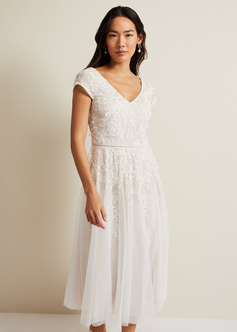 Lorena Tulle Wedding Dress - Ivory