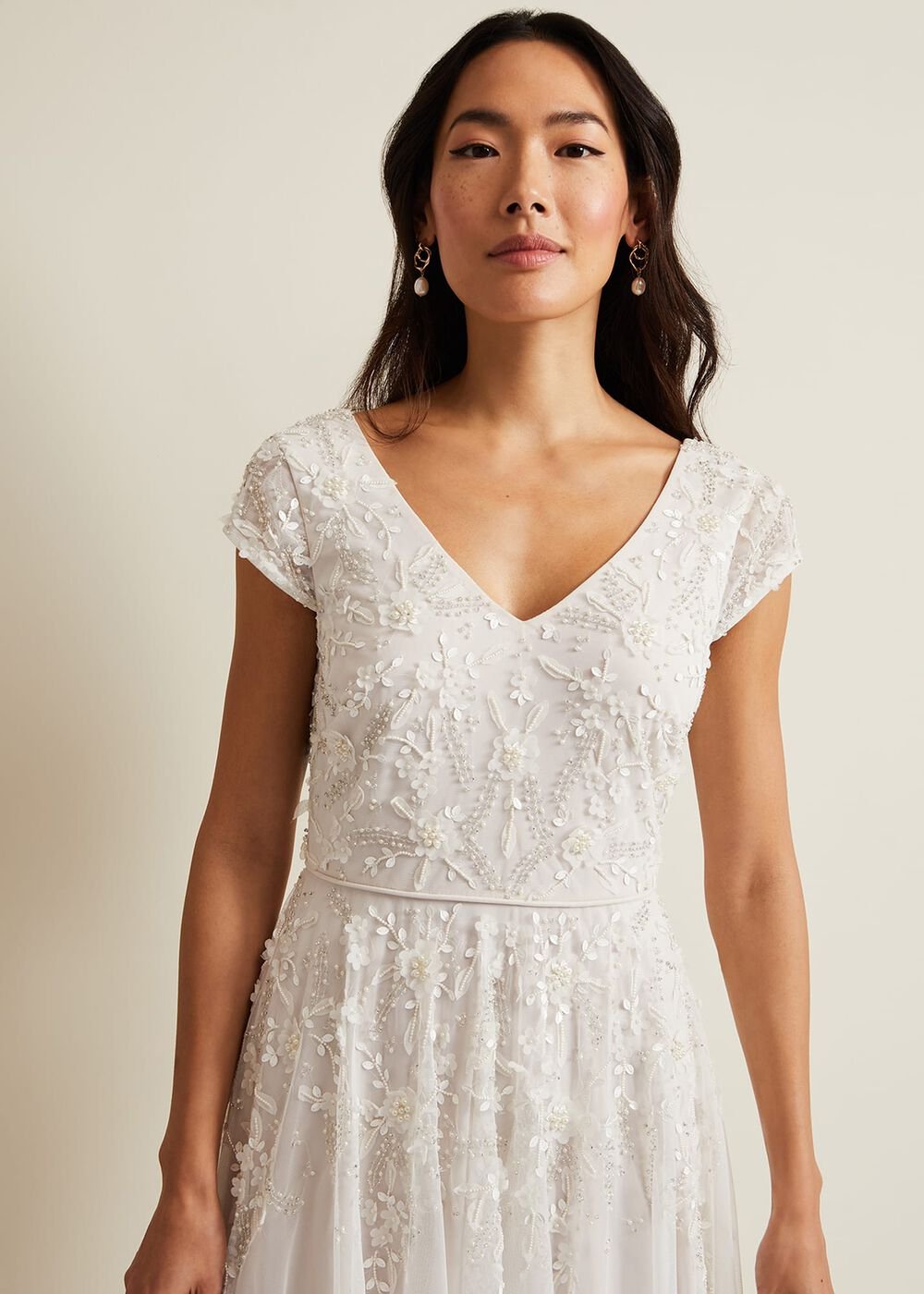 Lorena Tulle Wedding Dress - Ivory