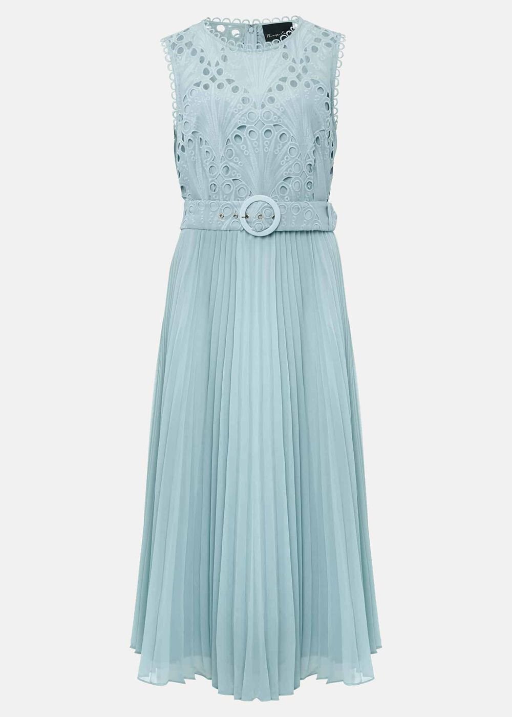 Petite Amora Lace Bodice Dress - Peppermint