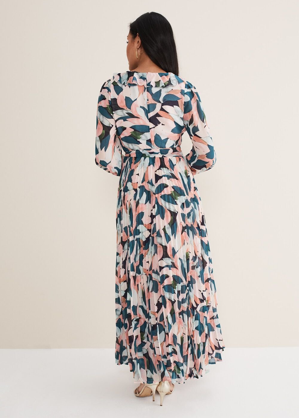 Petite Averie Floral Maxi Dress - Multi-Coloured