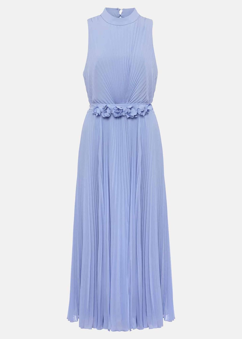Petite Simara Pleated Midi Dress - Cornflower