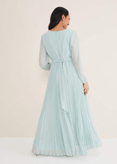 Petite Alecia Pleated Maxi Dress - Peppermint