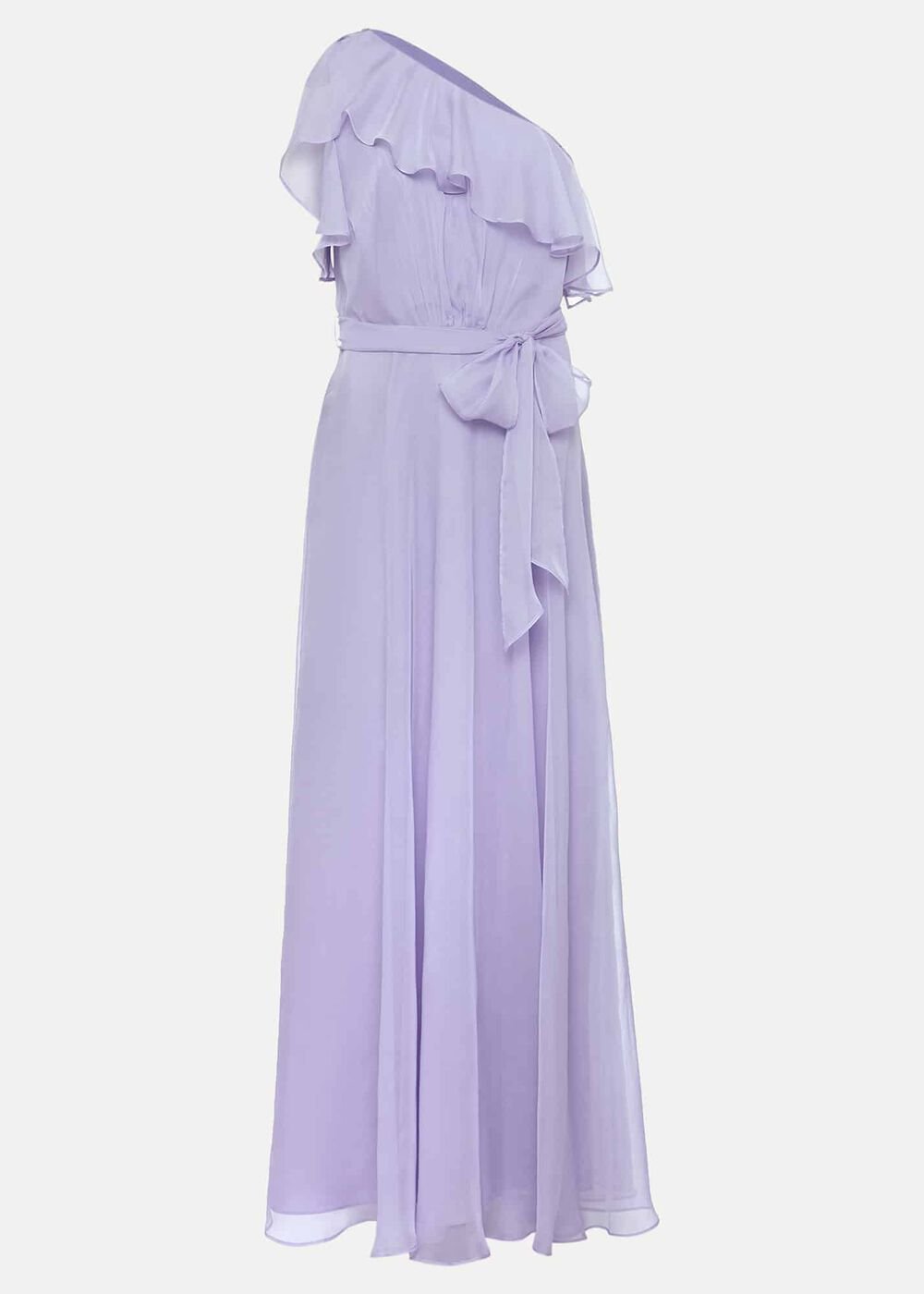 Mia One Shoulder Maxi Dress - China Blue