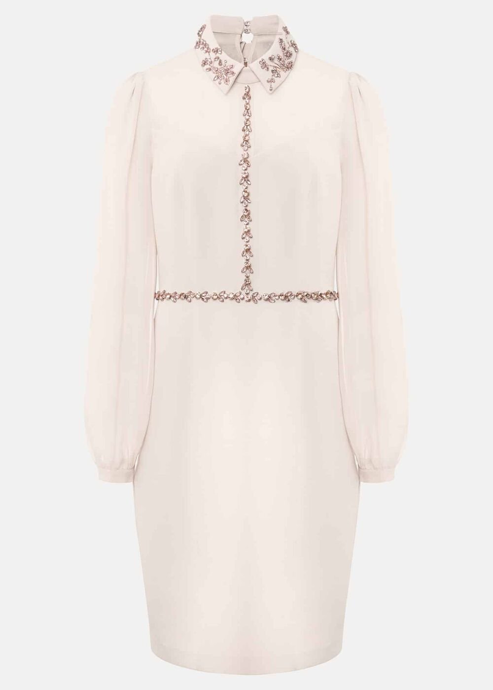 Petite Avah Embellished Bodycon Dress - Antique Rose