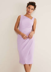 Emmie Asymmetric Hem Dress - Crocus