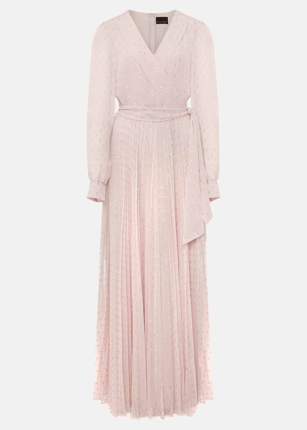 Petite Carmen Fil Coupe Maxi Dress - Antique Rose