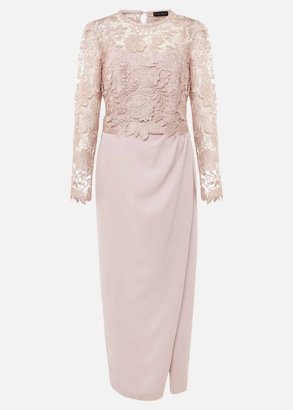 Petite Adeline Double Layer Dress - Antique Rose