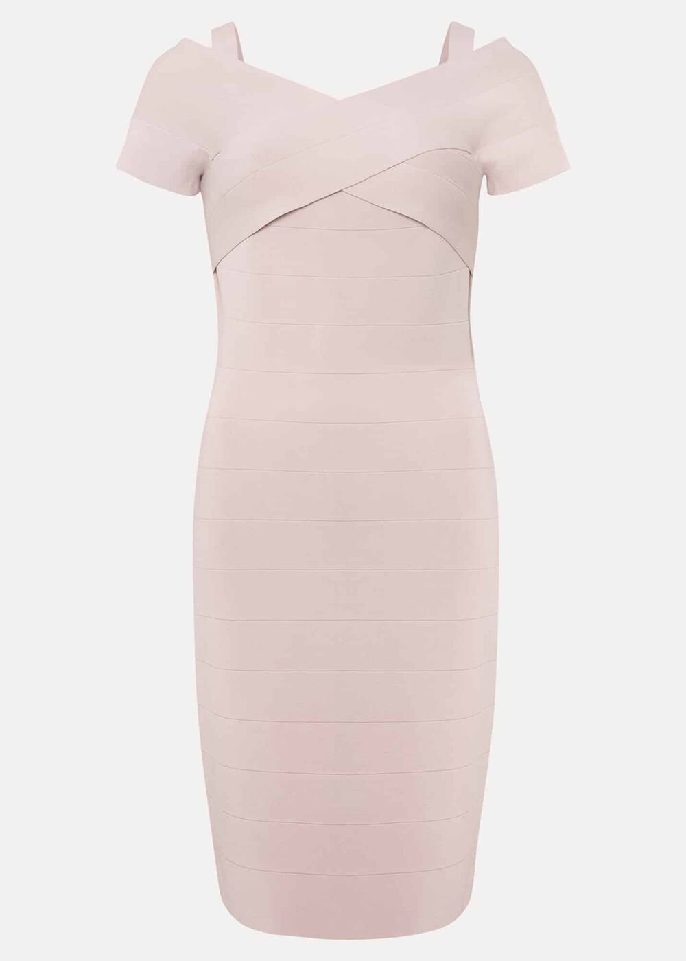 Zella Knitted Bandage Dress - Antique Rose