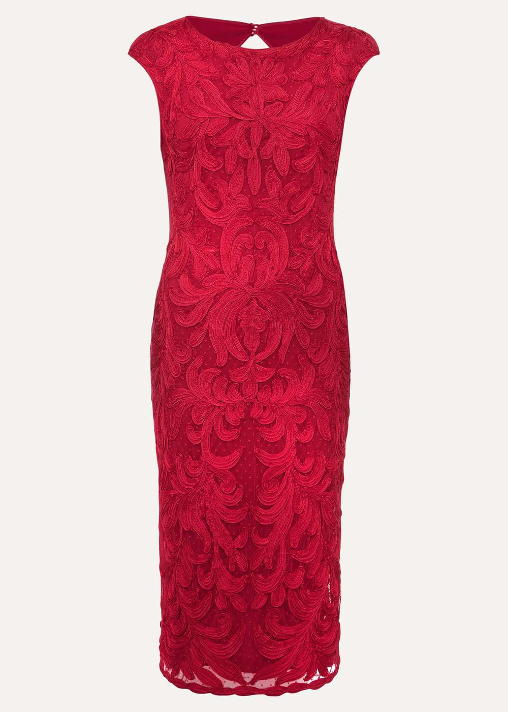 Tania Tapework Mini Dress - Raspberry