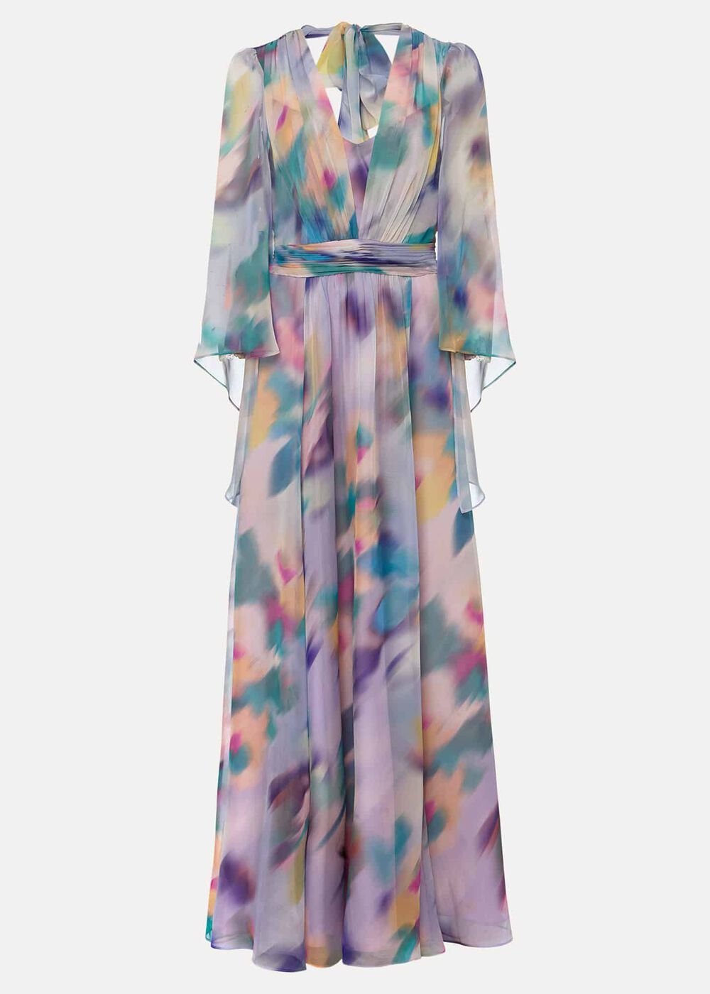 Selene Printed Maxi Dress - Multi-Coloured