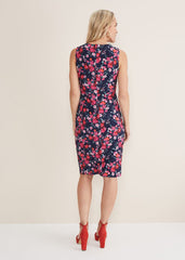 Aurelia Floral Dress - Navy/Multi