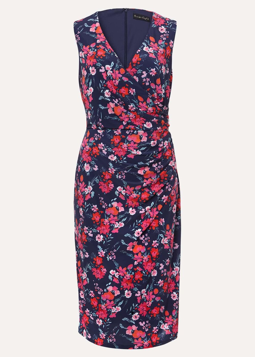 Aurelia Floral Dress - Navy/Multi