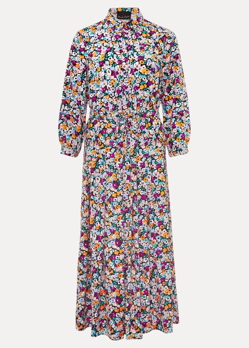 Tana Floral Midaxi Dress - Multi-Coloured