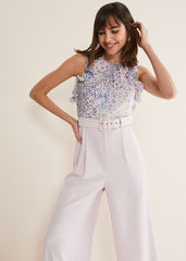 Honey Ditsy Jumpsuit - Dark Wash