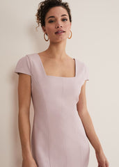 Eira Midi Dress - Antique Rose