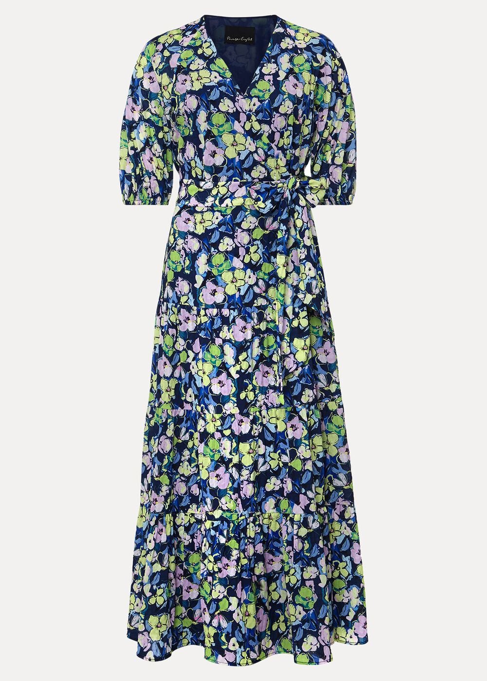 Morven Floral Maxi Dress - Navy/Multi