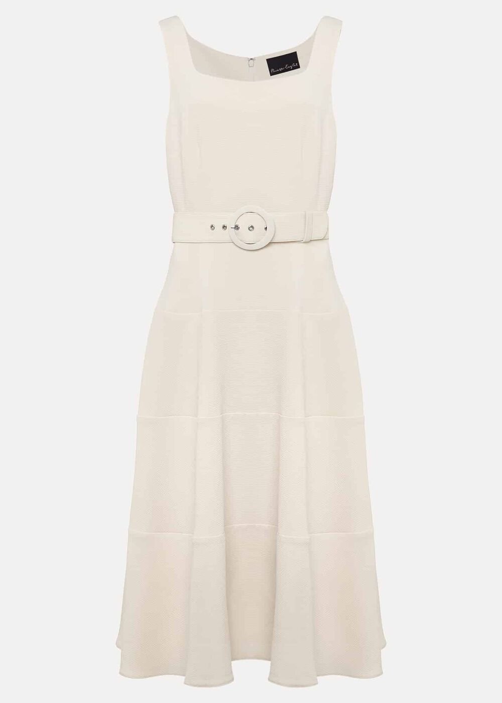 Ethel Fit And Flare Dress - Cream