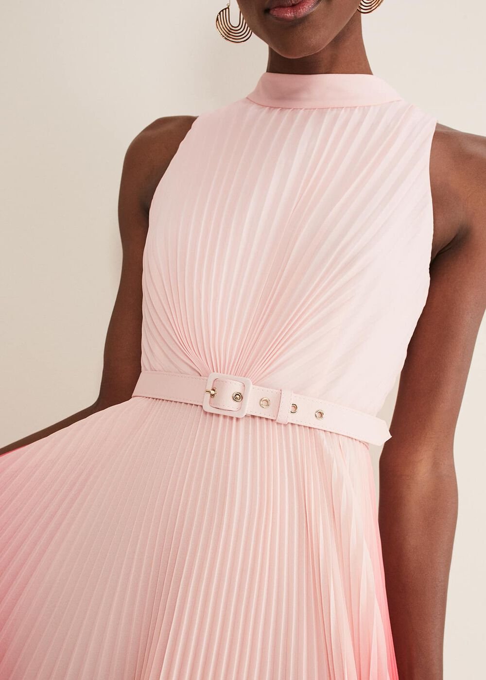 Henrietta Ombre Dress - Pale Pink/Pink