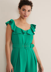 Tazanna Jumpsuit - Grass Green