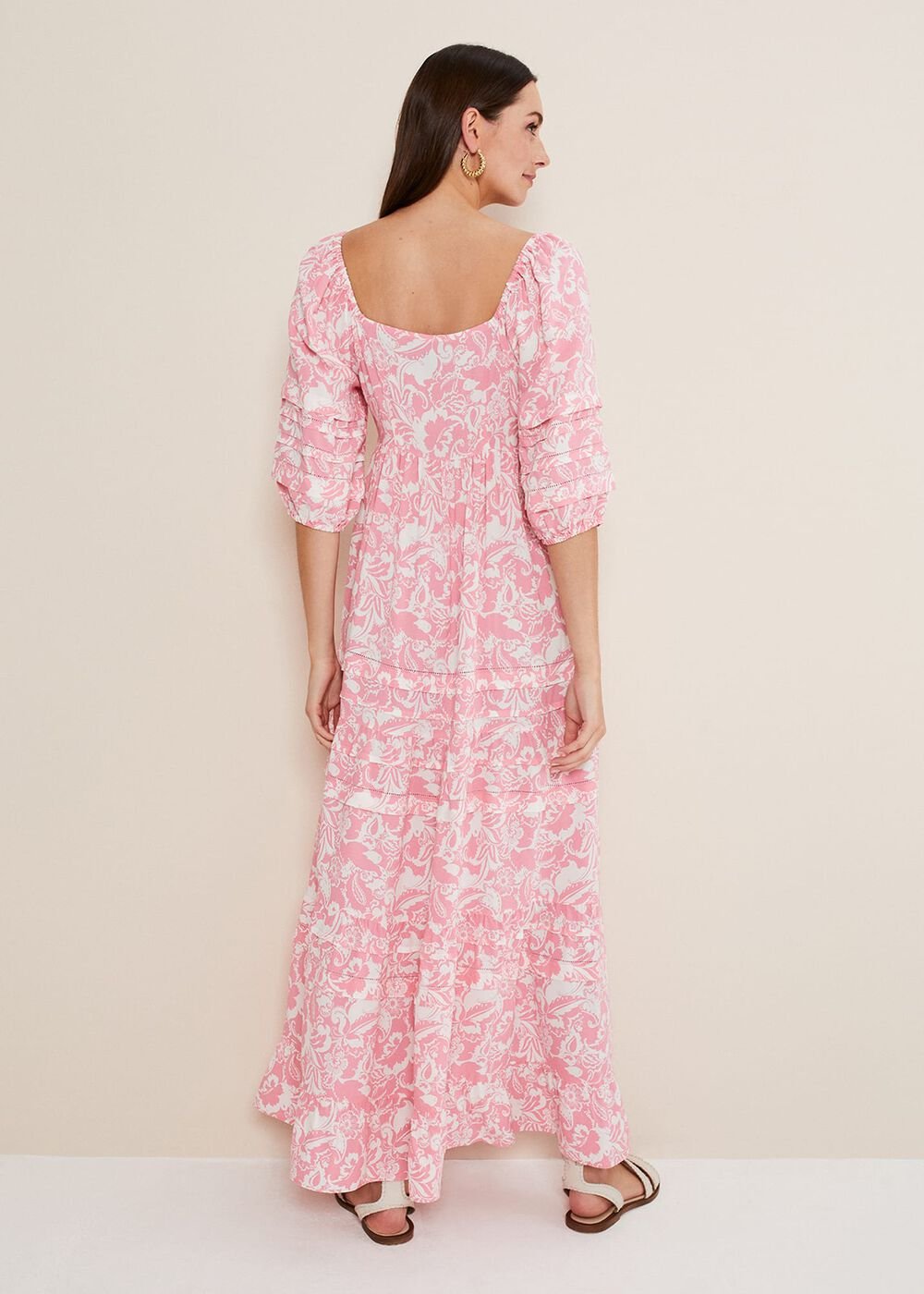 Damyana Midi Dress - Pink