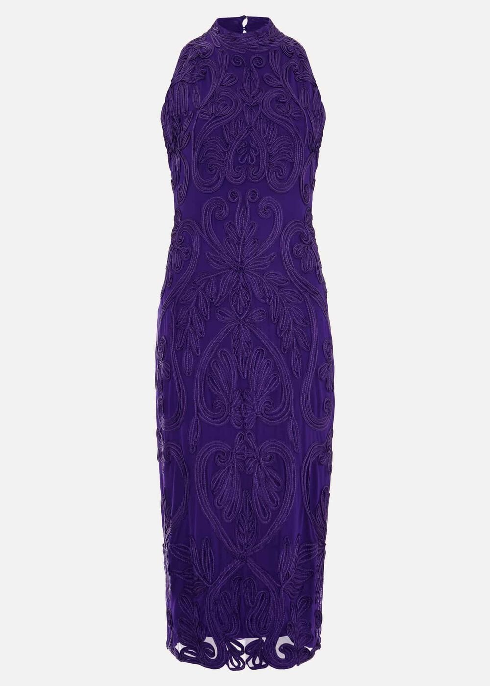 Andrea Tapework Dress - Violet
