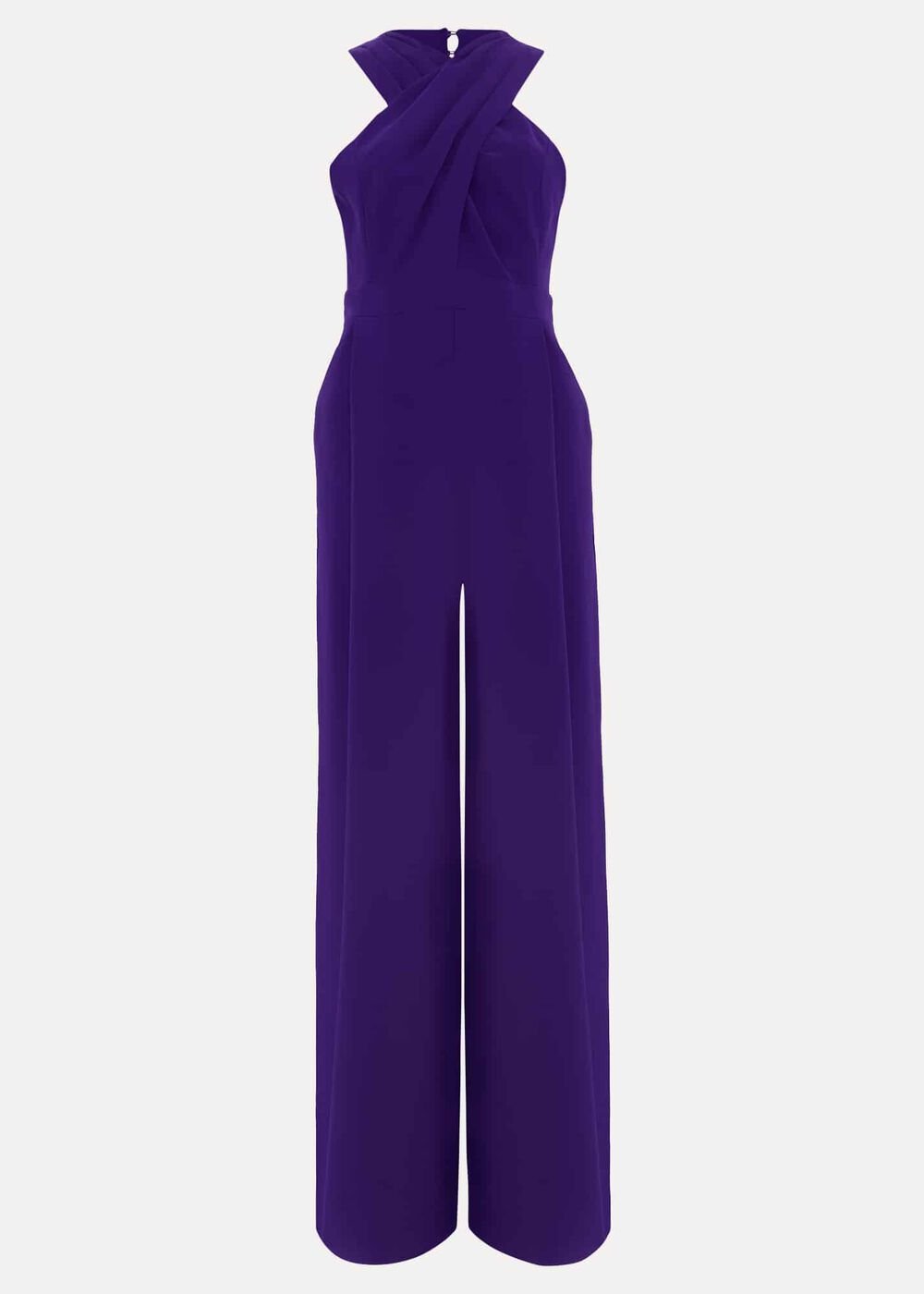 Giorgia Cross Neck Jumpsuit - Violet