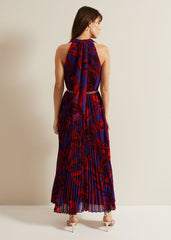 Adelaide Pleated Midaxi Dress - Violet