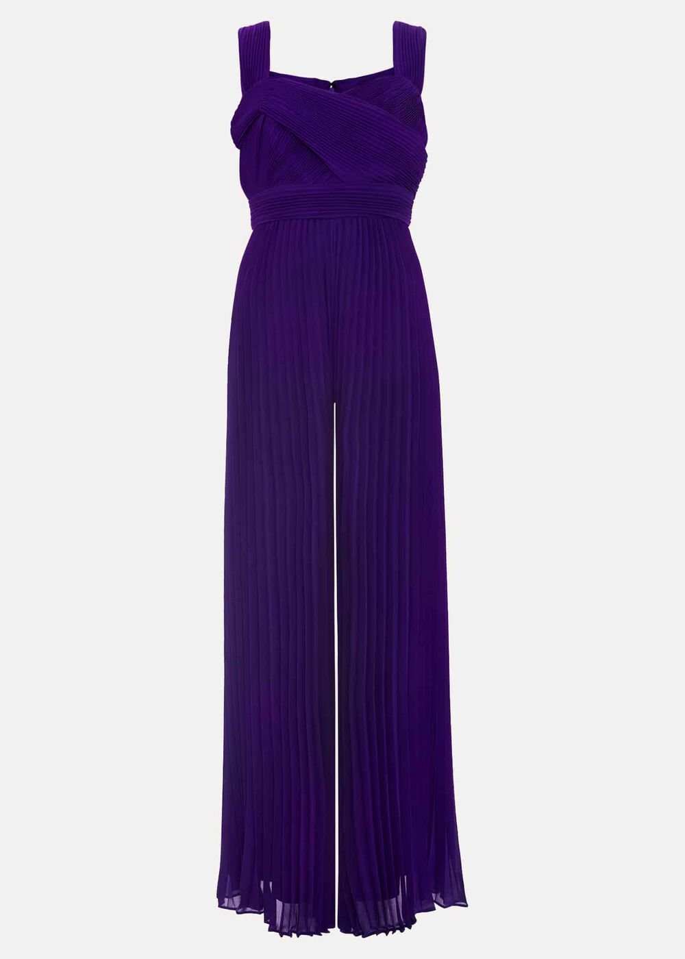 Lucia Pleated Bodice Jumpsuit - Violet