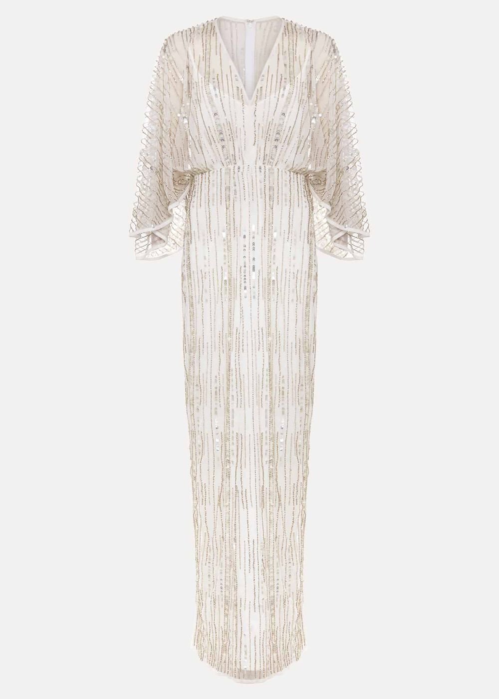 Melanie Embellished Maxi Dress - Ivory