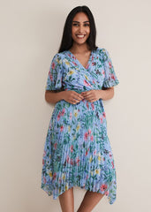 Petite Kendall Floral Midi Dress - Multi-Coloured