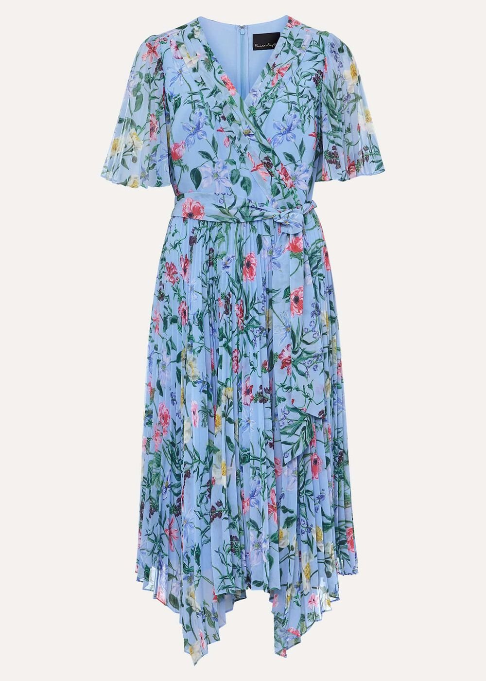 Petite Kendall Floral Midi Dress - Multi-Coloured