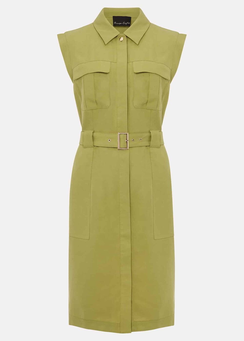Miruna Utility Shift Dress - Khaki