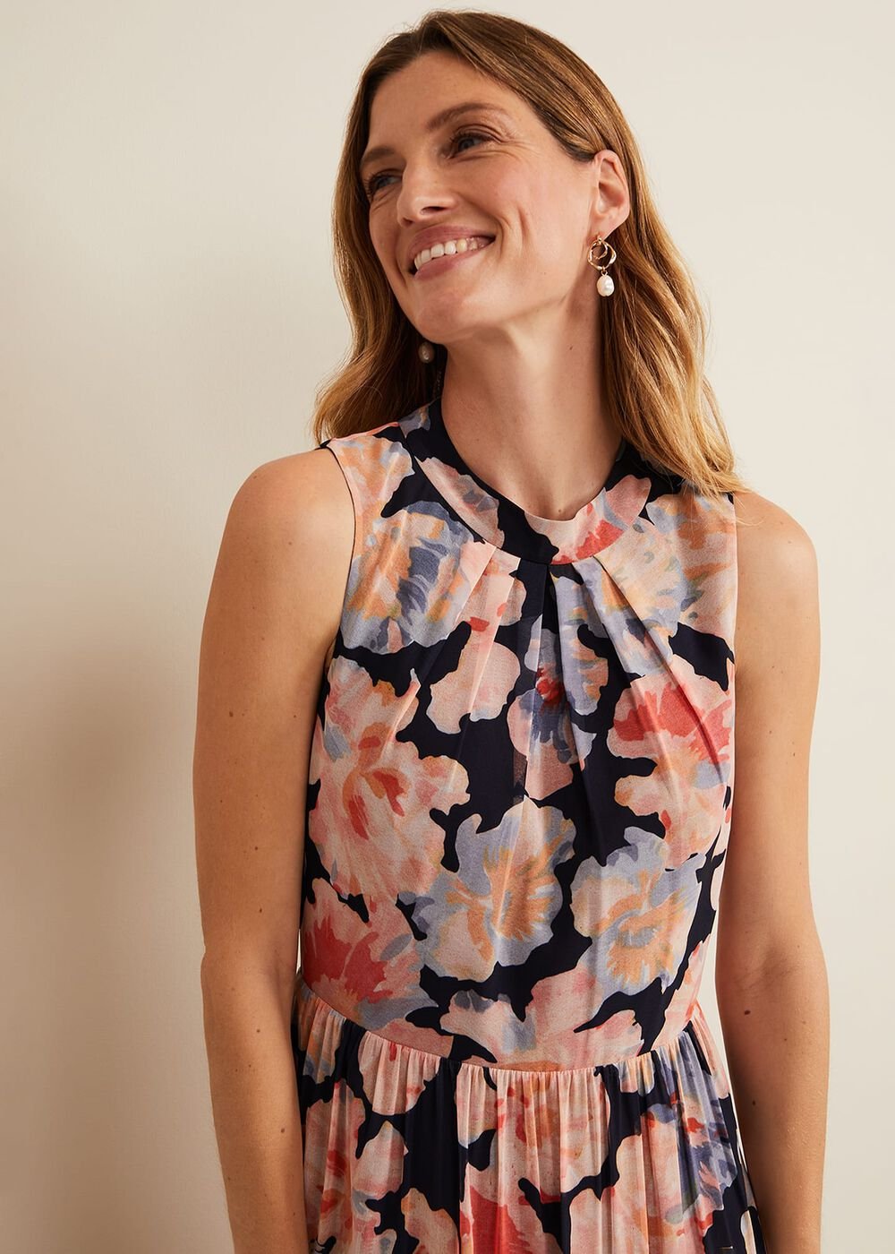 Vora Printed Tiered Maxi Dress - Multi-Coloured