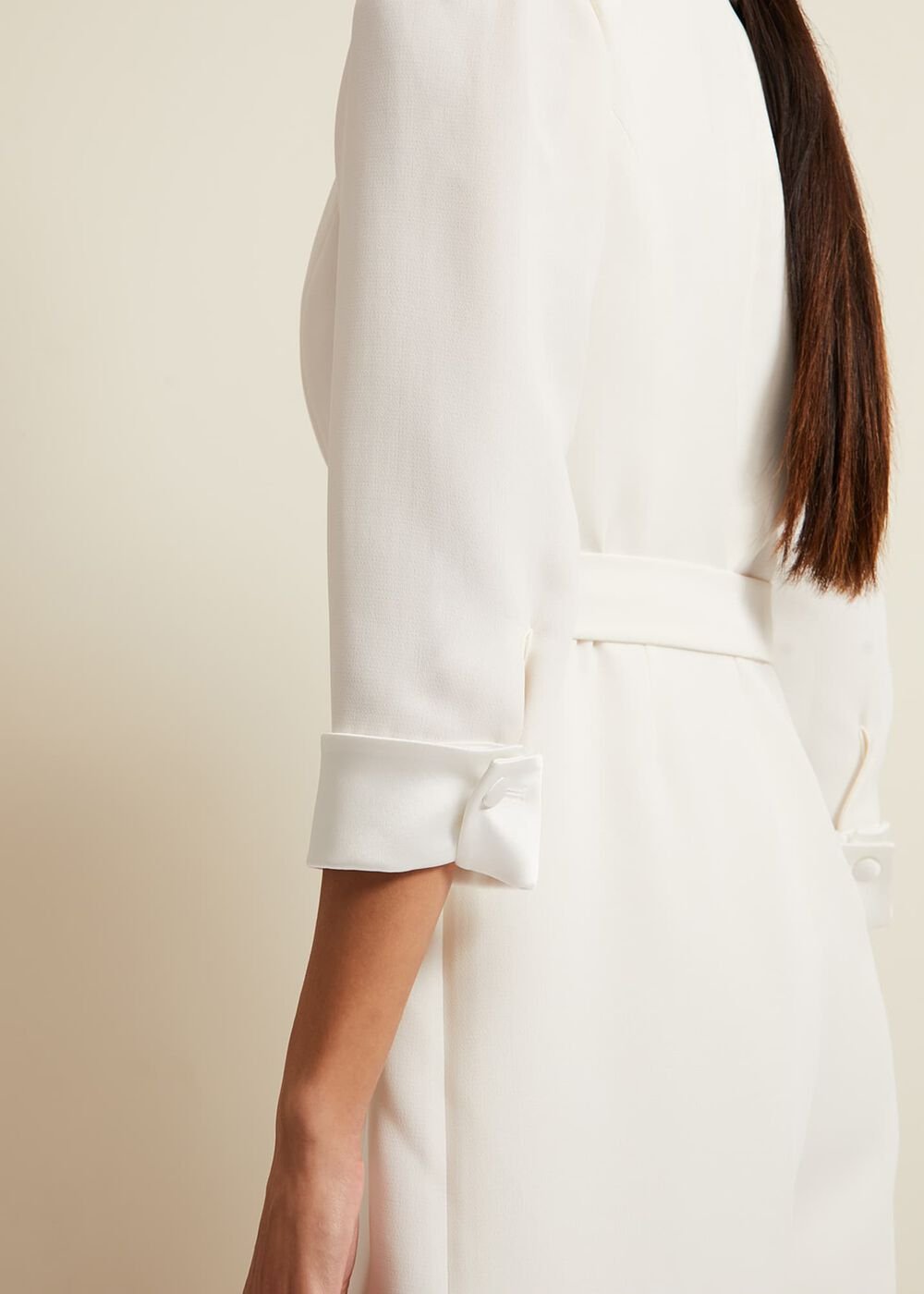 Kylie Tux Jumpsuit - Ivory