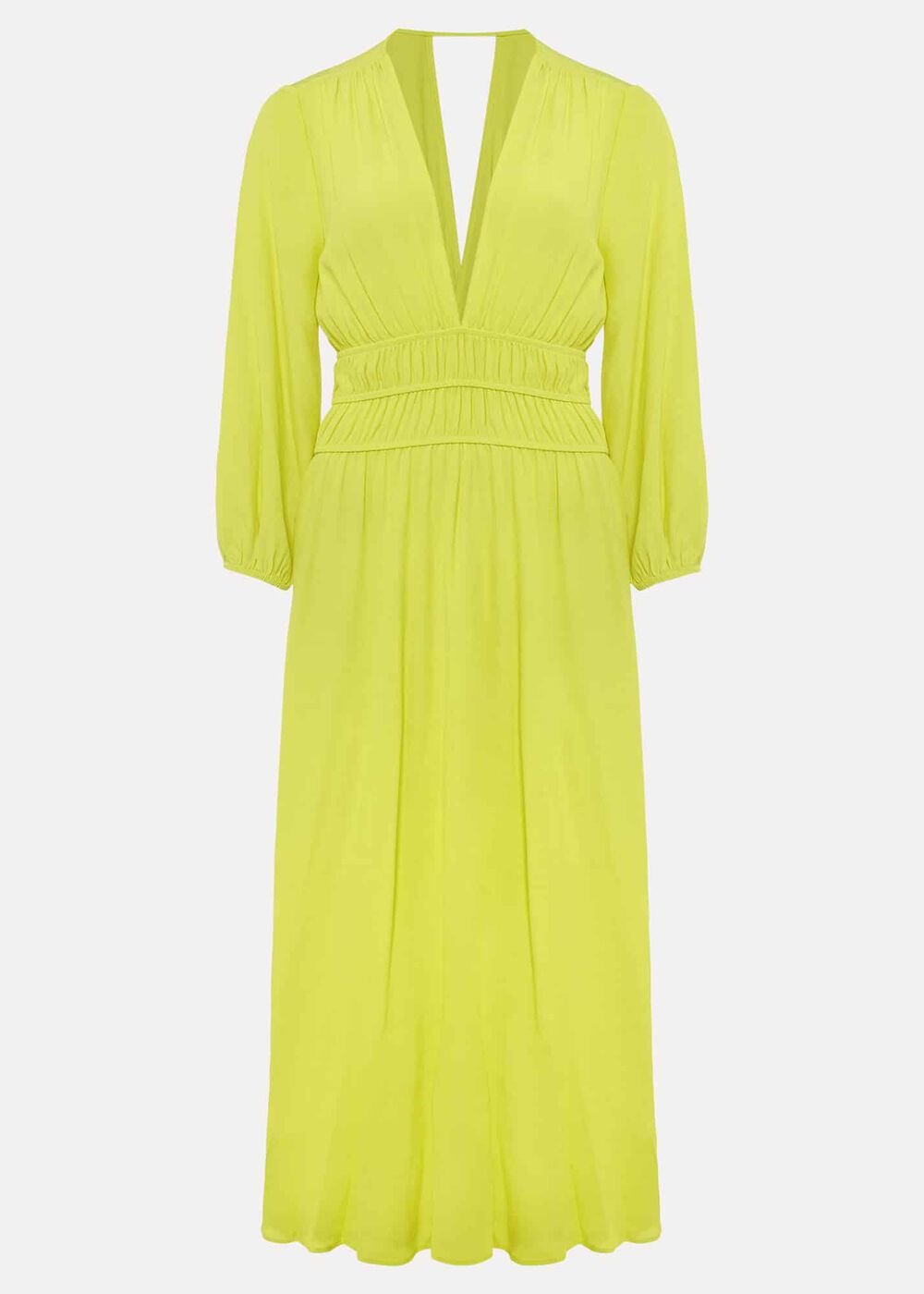 Lina Lime Midi Dress - Lime