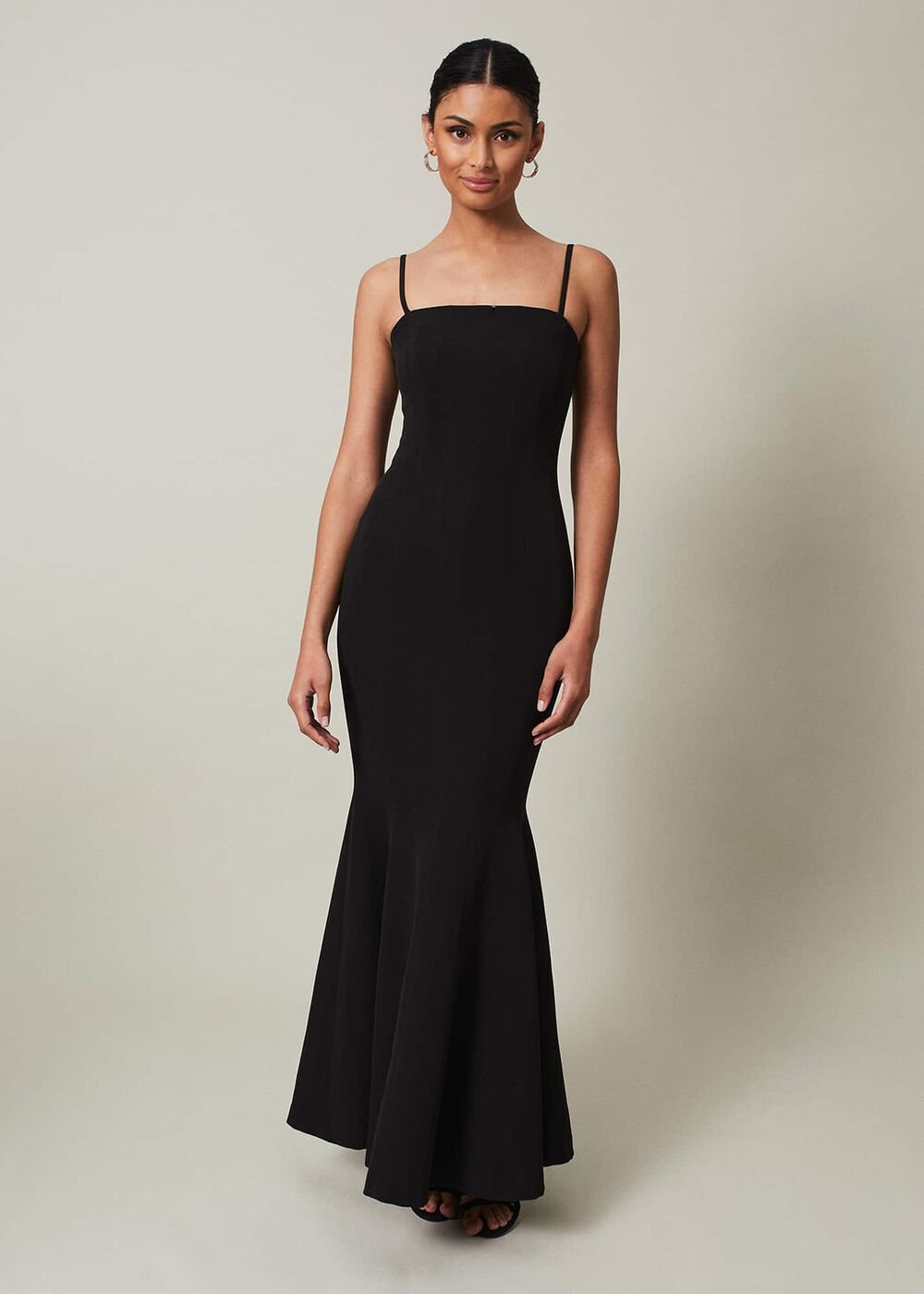 Freesia Black Maxi Dress - Black