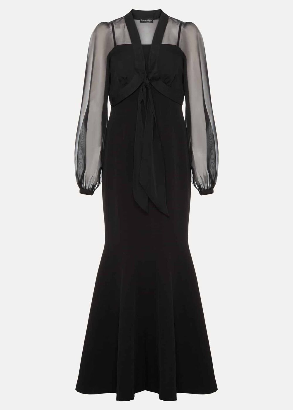 Freesia Black Maxi Dress - Black