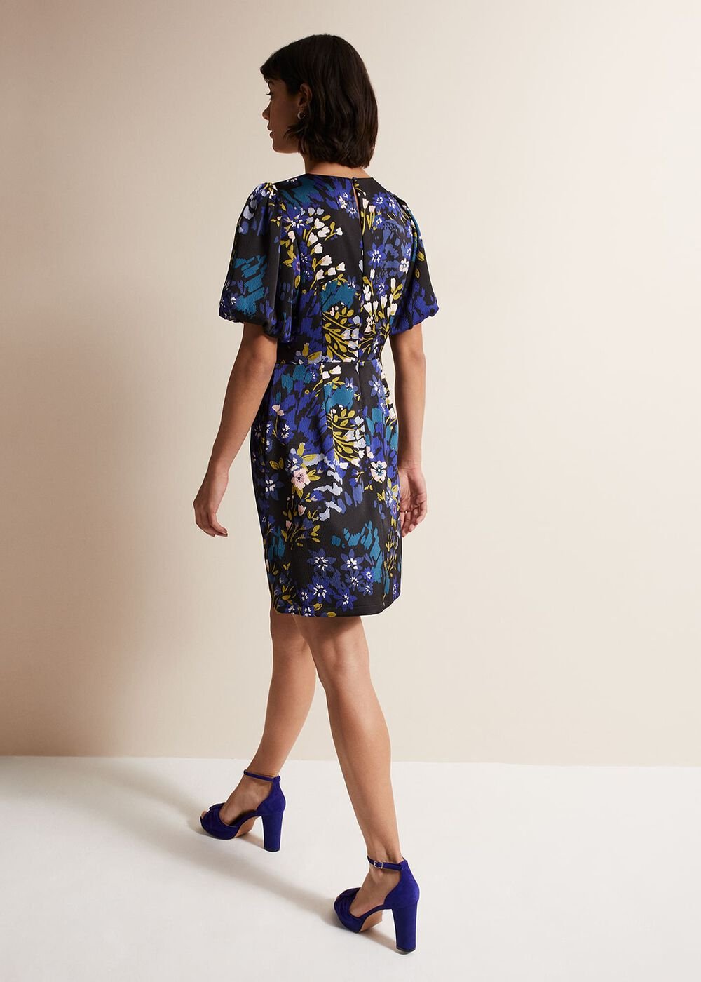 Lanna Floral Mini Dress - Multi-Coloured