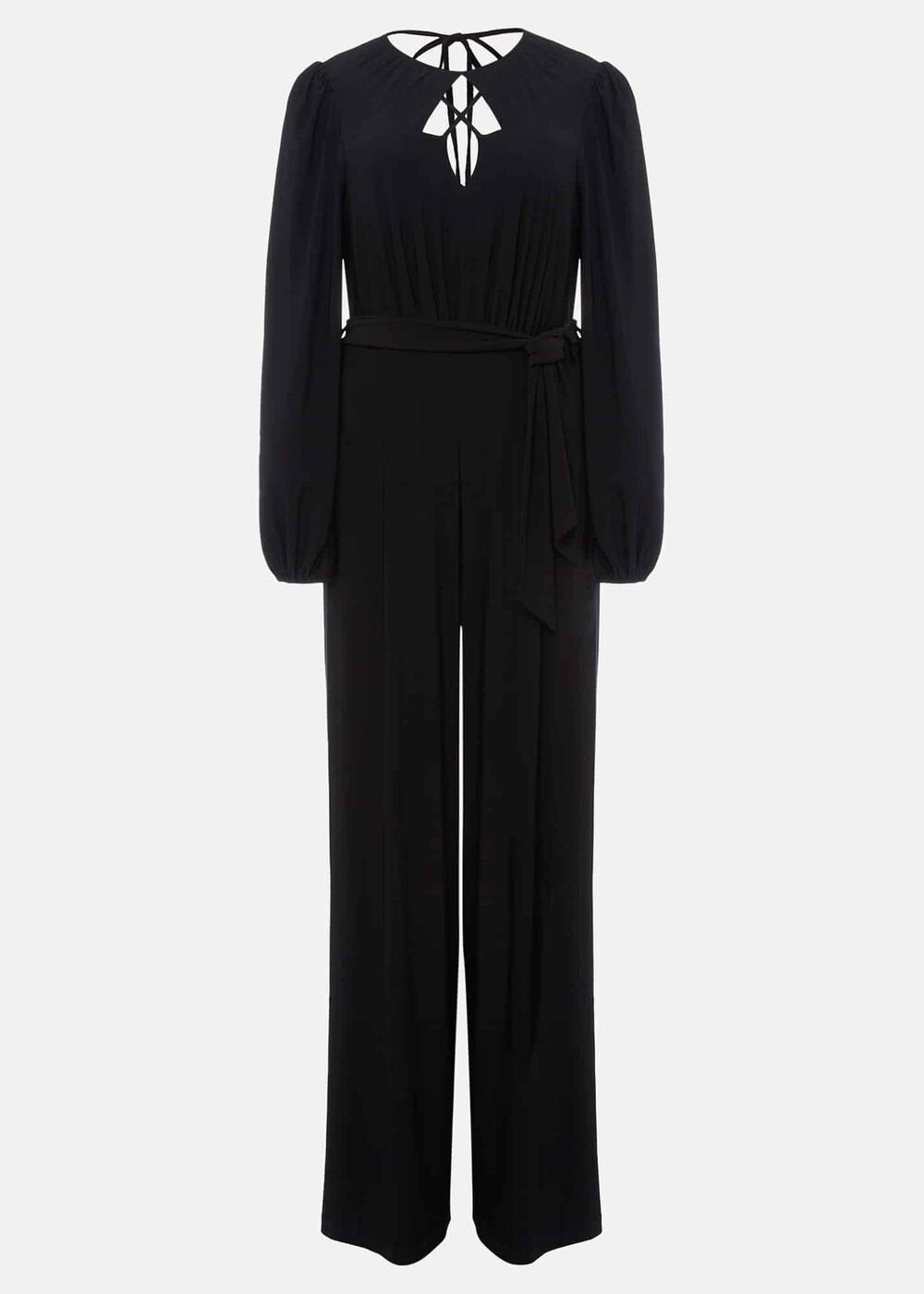 Janece Black Wide Leg Jumpsuit - Black