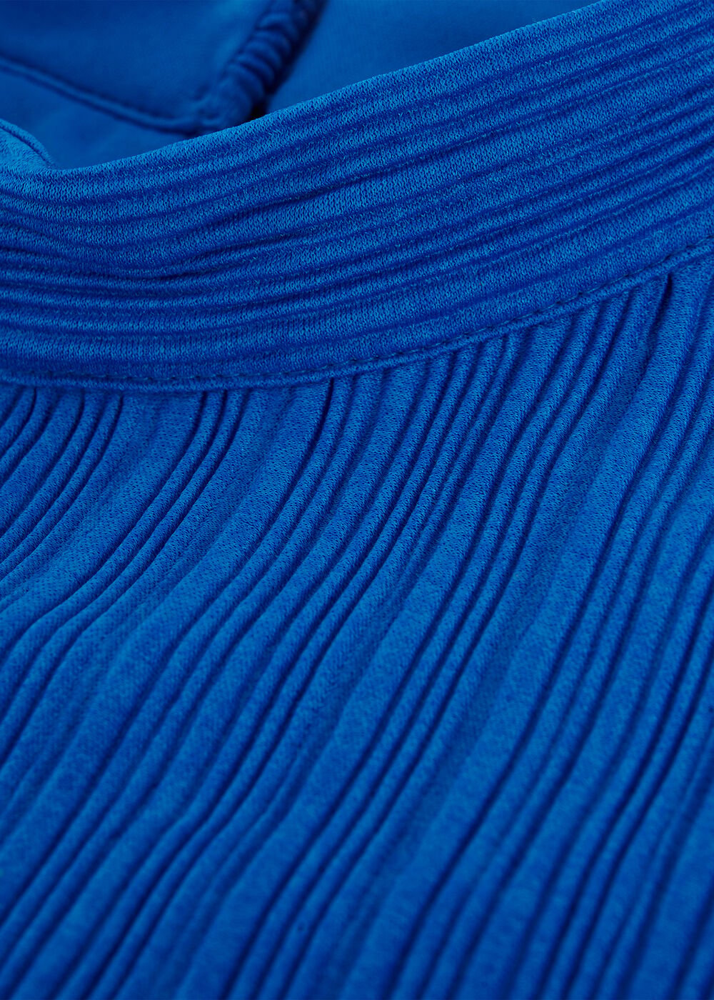 Betsie Plisse Swing Dress - Blue