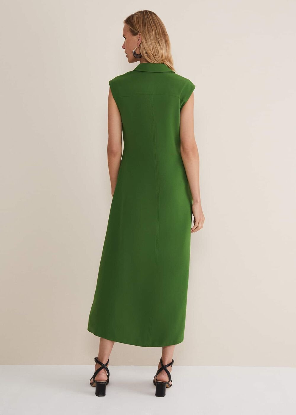 Janine Green Maxi Dress - Green