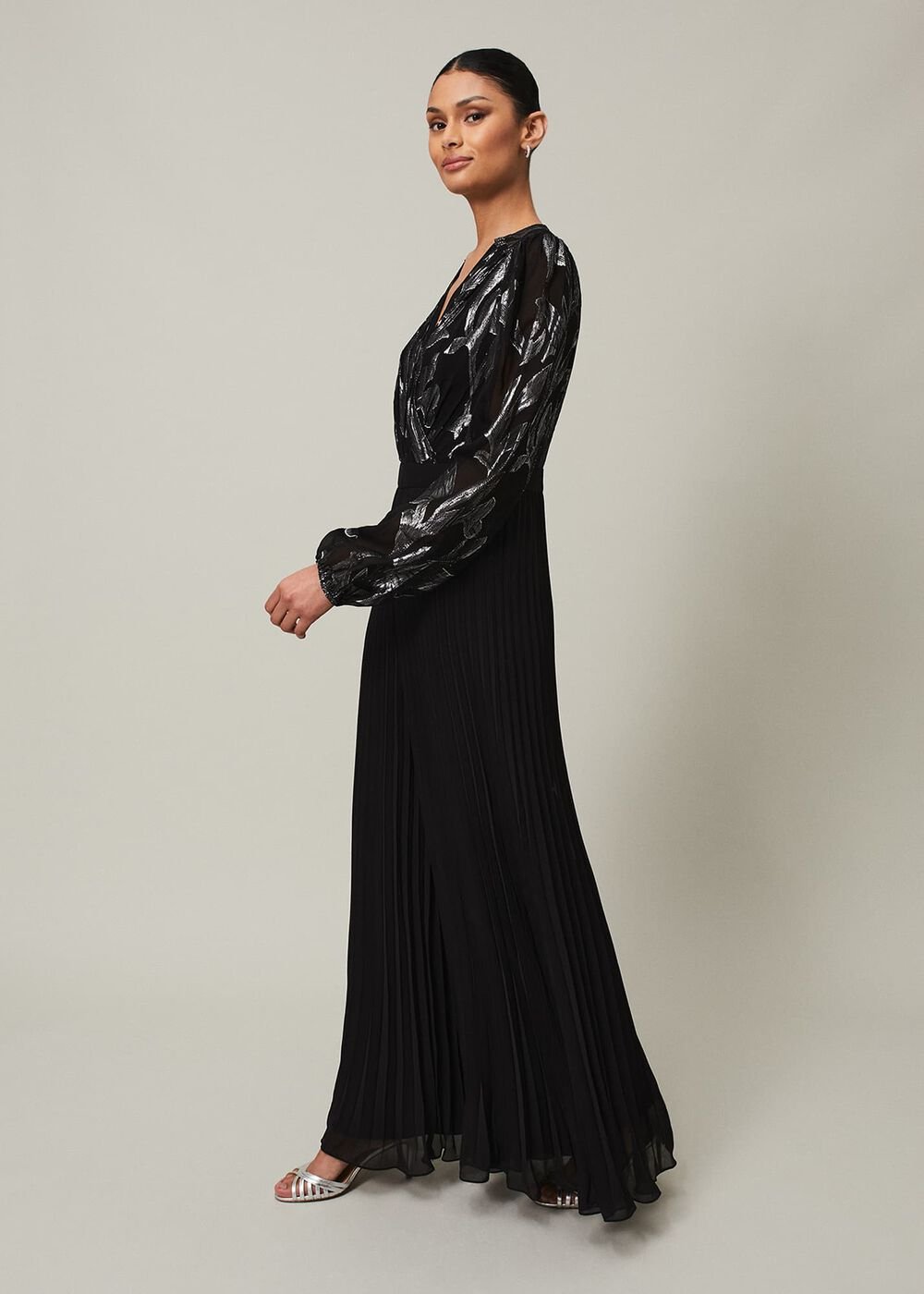 Althea Wide Leg Jumpsuit - Black