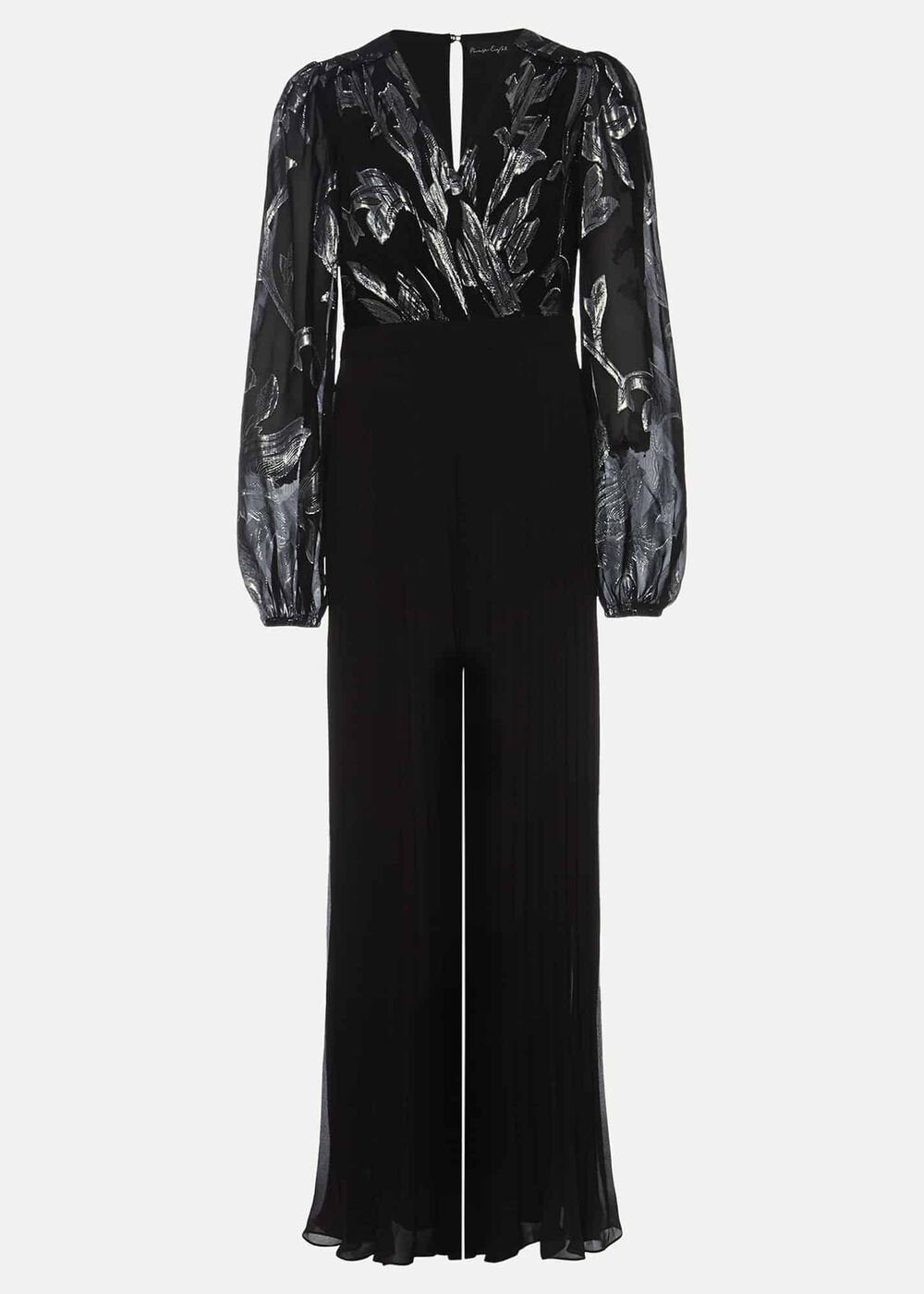 Althea Wide Leg Jumpsuit - Black