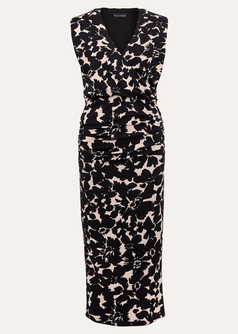 Taylor Floral Jersey Midi Dress - Multi-Coloured