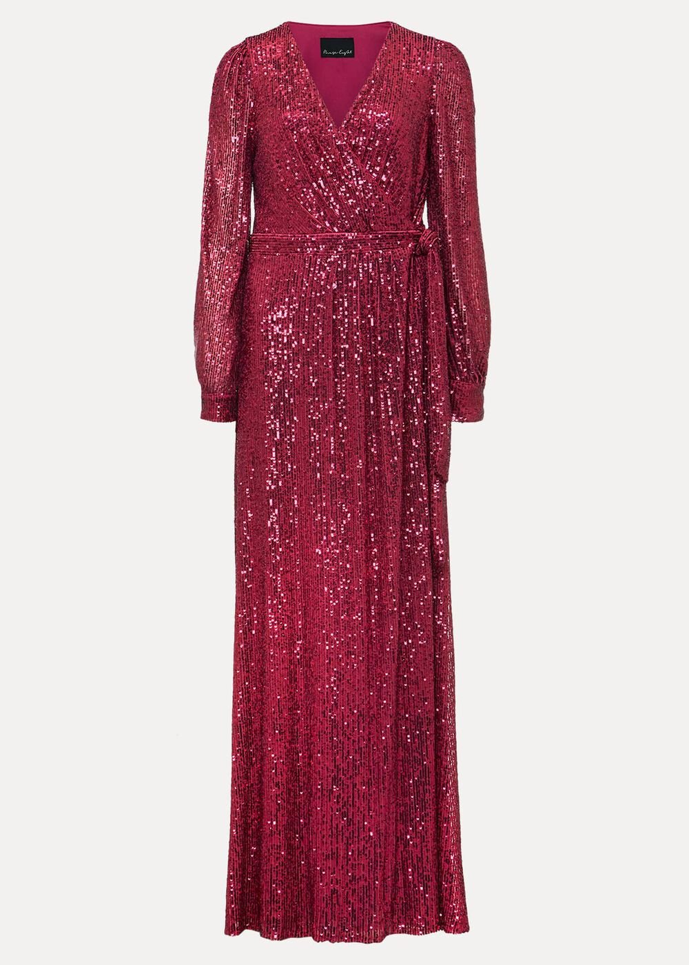 Amily Pink Sequin Maxi Dress - Pink