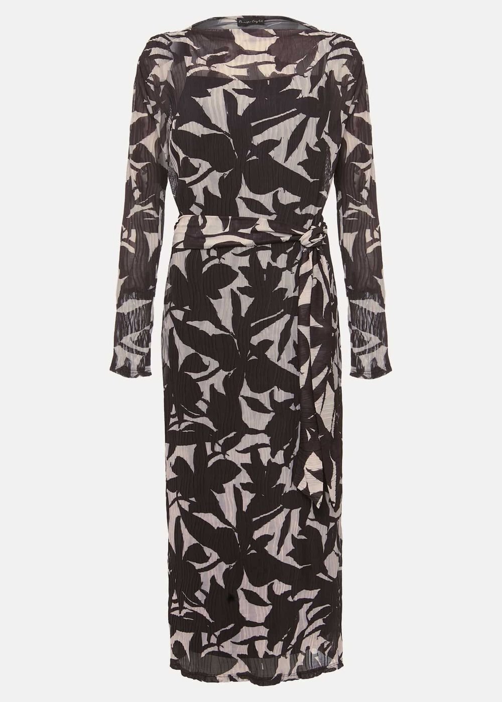 Yvonne Floral Midi Dress - Black Multi
