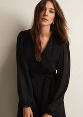 Audrey Black Wide Leg Jumpsuit - Black