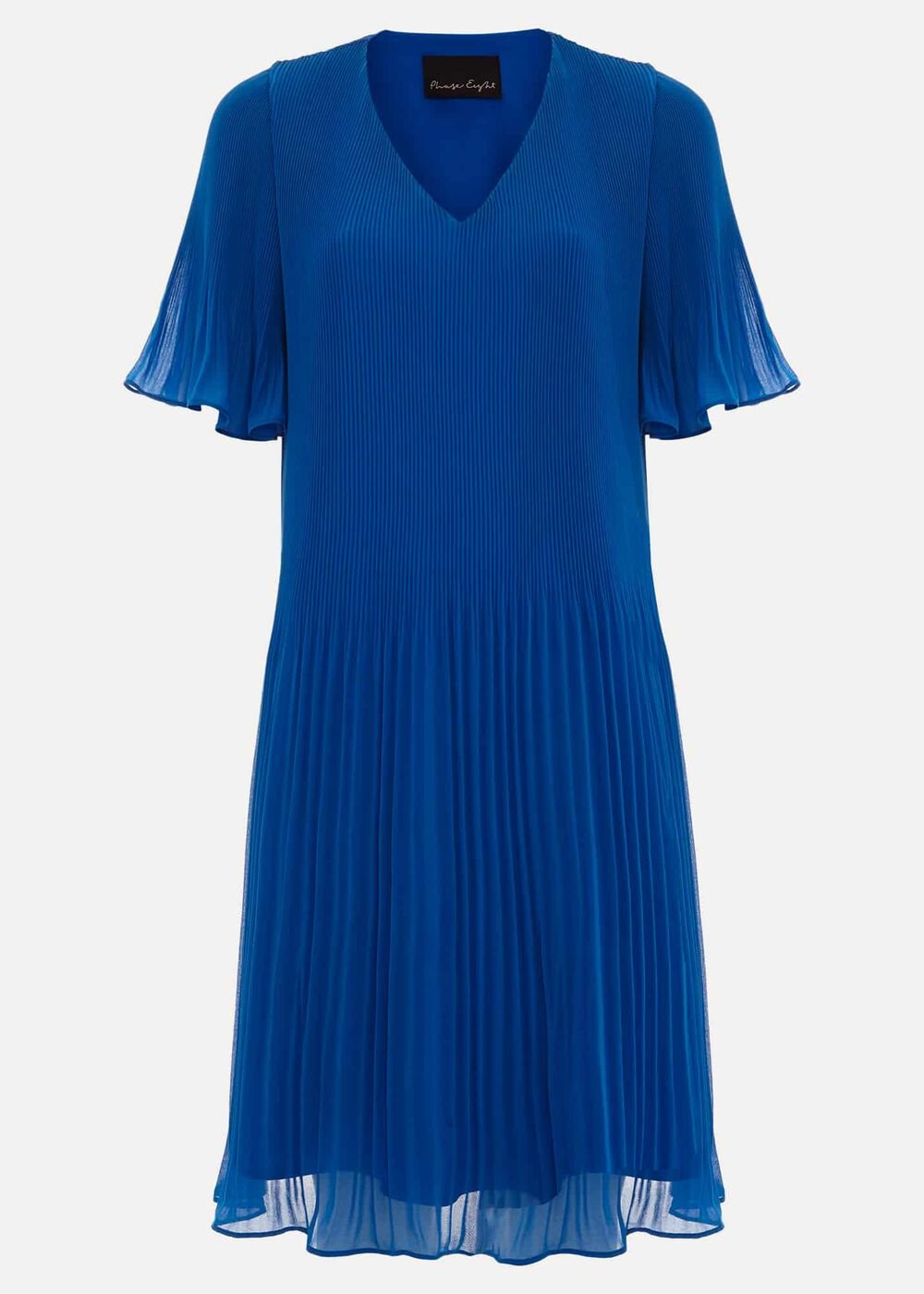 Annabel Pleated Dress - Blue