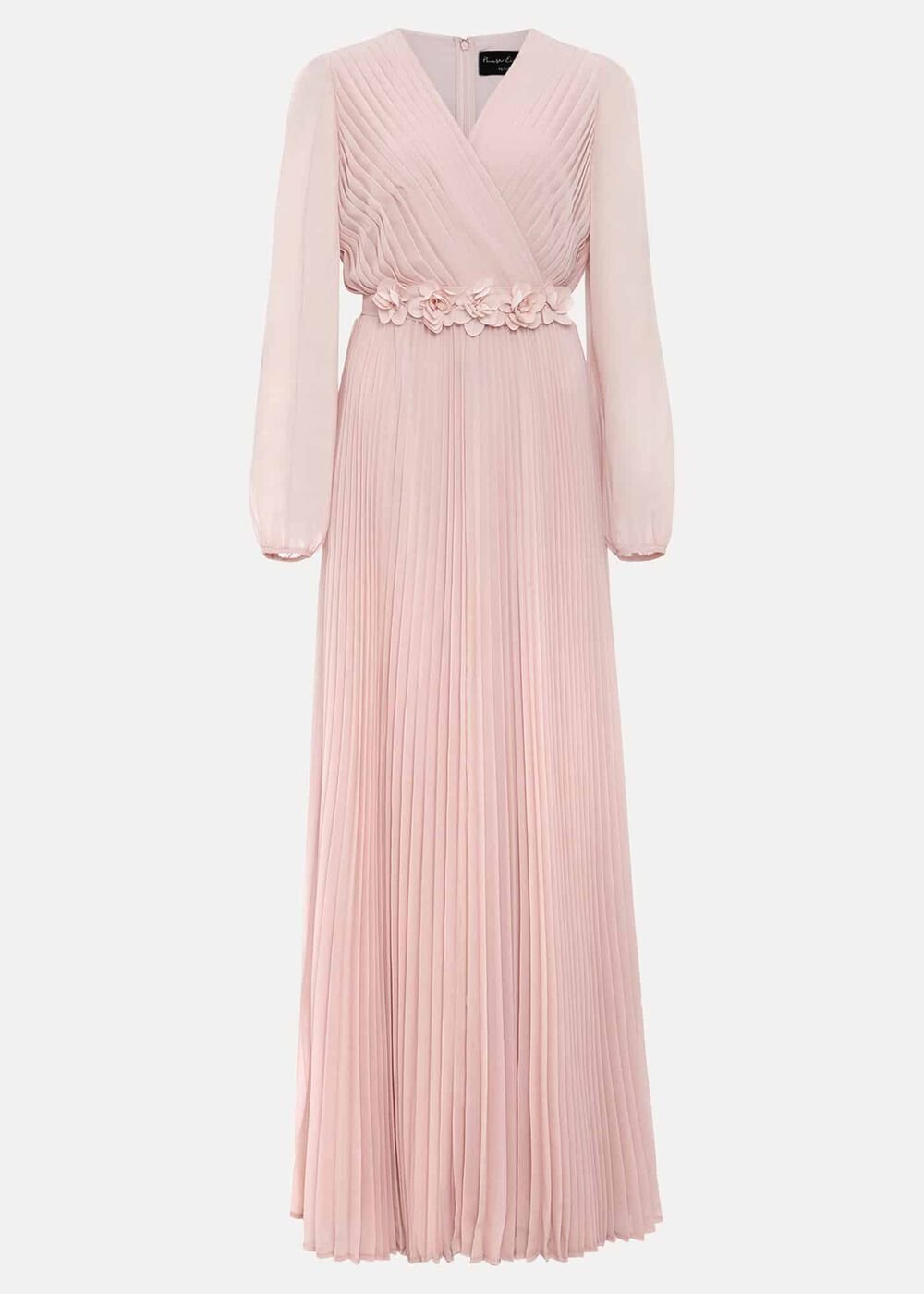 Petite Alecia Pleated Maxi Dress - Antique Rose